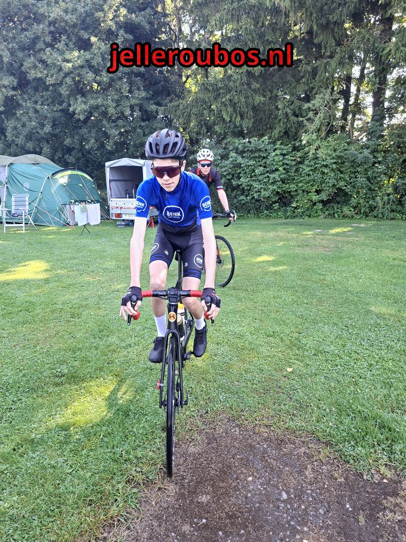 start vanaf de camping